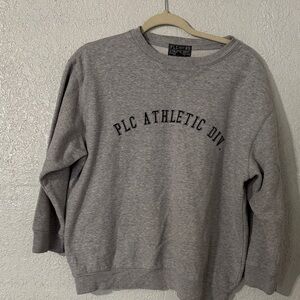 Women's Gray Crew Neck Sweater